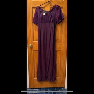 Purple gown